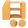 3 Tier Modern Bookshelf Storage Rack Sofa Side Table For Living Room Home Office Furniture - Image 5