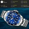 Men's Watch Relojes De Hombre Stainless Steel Quartz Luminous Classic Watches - Image 4