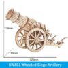 Robotime 3D Wooden Puzzle War Game Assembly Toys Gifts - Image 3