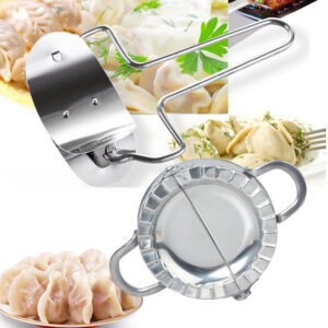 Stainless Steel Wraper Dough Presser Dumpling Maker Mould Kitchen Gadget Tools
