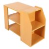 3 Tier Modern Bookshelf Storage Rack Sofa Side Table For Living Room Home Office Furniture - Image 9