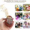 8 Keys Mini Kalimba Thumb Piano Finger Portable Wood Musical Toy Gift - Image 7