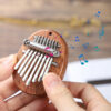 8 Keys Mini Kalimba Thumb Piano Finger Portable Wood Musical Toy Gift - Image 5