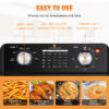 Geek Chef Air Fryer 10QT, Countertop Toaster Oven, 4 Slice Toaster Air Fryer Oven Warm - Image 8