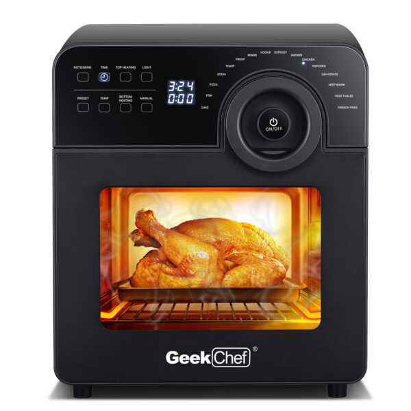 GRILL Reinigung Geek Chef Air Fryer Oven Toaster 4 Slice Toaster Convection Airfryer