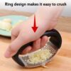 Anual Stainless Steel Garlic Press Manual Garlic Mincer - Image 3