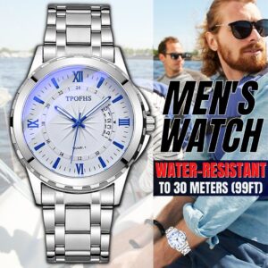 Luxury Waterproof Classic Men’s Watch Stainless Steel
