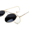 Steampunk flip vintage glasses hook sunglasses literary round frame glasses sunglasses - Image 2