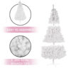 White Artificial Snow Flocked Christmas Tree - Image 4