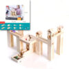 Wooden Rainbow Stacking Blocks Creative Colorful Learning And Educational Construction Building Toys - Image 5