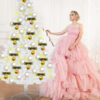 White Artificial Snow Flocked Christmas Tree - Image 9