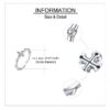 Cross Ring Sterling Silver Crucifix Pendant Antique Cross Rings Gifts For Women - Image 5