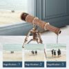 Robotime ROKR Monocular Telescope 3D Wooden Puzzle Game Assembly Toys - Image 2