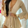 Ladies Fashion Casual Top Shorts Set - Image 6