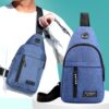 Mens Sling Bag Cross Body Handbag Chest Bag - Image 6