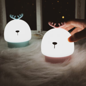 Cartoon Fawn Silicone Night Light Pats Eye Protection