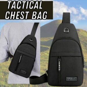 Mens Sling Bag Cross Body Handbag Chest Bag