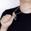 Simple Personality Tiger Eye Stone Men's Necklace - Image 5