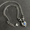 S925 Sterling Silver Zircon Heart Sweater Necklace - Image 6