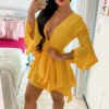 Ladies Fashion Casual Top Shorts Set - Image 3