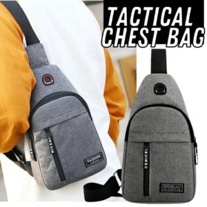 Mens Sling Bag Cross Body Handbag Chest Bag Shoulder Pack Sports