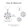 Chakra Pendant Necklace in 925 Sterling Silver - Image 2