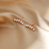 S925 Silver Pearl Earclip Feminine Fashion - Image 7