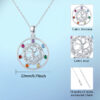 Chakra Pendant Necklace in 925 Sterling Silver - Image 7