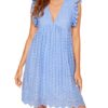 Lace Jacquard Cutout V-Neck Dress - Image 7