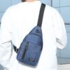 Mens Sling Bag Cross Body Handbag Chest Bag - Image 9