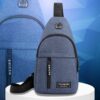 Mens Sling Bag Cross Body Handbag Chest Bag - Image 7