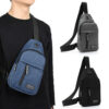 Mens Sling Bag Cross Body Handbag Chest Bag - Image 3