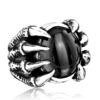 Men's Vintage Personality Titanium Steel Inlaid Zircon Ring - Image 2