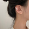 S925 Silver Pearl Earclip Feminine Fashion - Image 4
