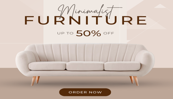 Natural Minimalist Furniture Instagram Post