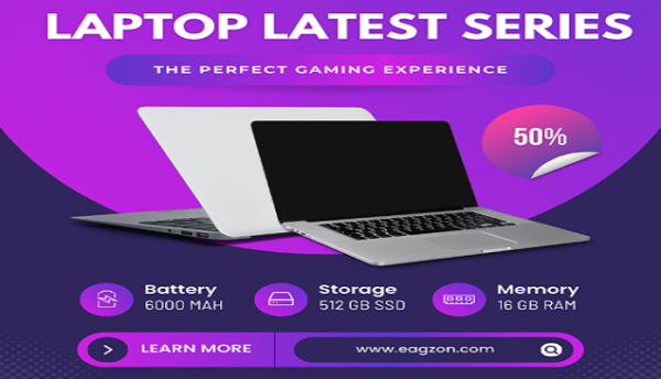 Purple Minimalist Laptop Sale Instagram Post