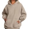 Women's Oversized Hoodies Fleece Loose Sweatshirts With Pocket Long Sleeve Pullover Hoodies Sweaters Winter Fall Outfits Sports Clothes - Image 9