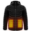 Men Heated Puffer Jacket Electric Heating Coat Insulated Hood Windbreaker 9Heat Zones - Image 7