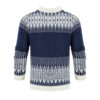 Men's Crewneck Pullover Sweater Unisex Fair Isle Long Sleeve Knitted Sweater - Image 6