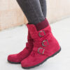 Casual Winter Boots Strap Buckle Shoes - Image 5