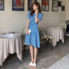 Back Floral Design Minority Dress - Image 4