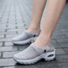 Hollow Out Shoes Mesh Casual Air Cushion Increased Sandals And Slippers - Image 4