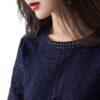 Loose Temperament Hollow-out Three-quarter Sleeve Straight Skirt - Image 5