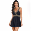 V-neck Printed Swimsuit Dress Summer Beach Vacation - Image 8