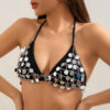 Tassel Chest Necklace Handmade Star Sequins - Image 8
