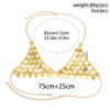 Tassel Chest Necklace Handmade Star Sequins - Image 3