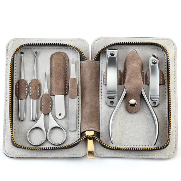 Stainless Steel Anti-splash Nail Clippers Set