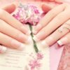 Nail art  Nail art finished French long - Image 2