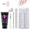 Painless Extension Gel Nail Art Without Paper Holder - Image 5