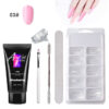 Painless Extension Gel Nail Art Without Paper Holder - Image 10